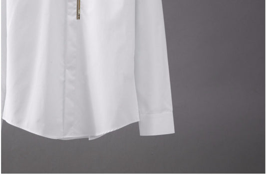 Men Handsome Long Sleeved Slim Shirt