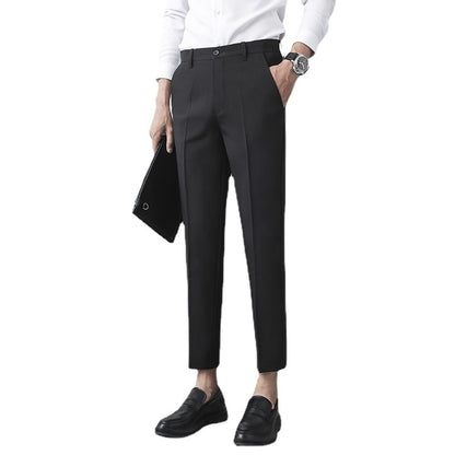 Men's Solid Color Loose Casual Pants