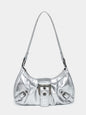 Women's Vintage Vintage Two-tone Leather Shoulder Bag