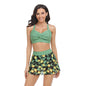 Women's Swimsuit Tulle Skirt Split Swimsuit