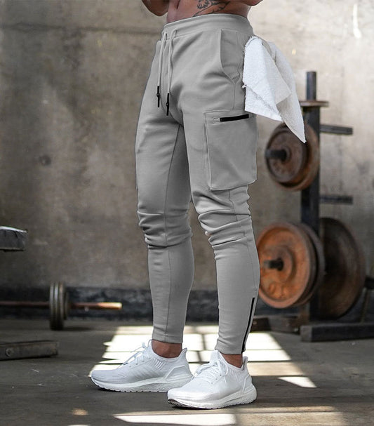 Men's Casual Fitness New Style Zipper Sports Trousers