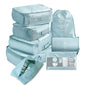8-piece Set Luggage Divider Bag Travel Storage Clothes Underwear Shoes Organizer Packing Cube Bag