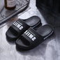 ASIFN Men Summer Beach Slippers Home Indoor Sweetlove Non-slip Simple Bathing Fashion Smile Printing Ladies Shoes Male Slides