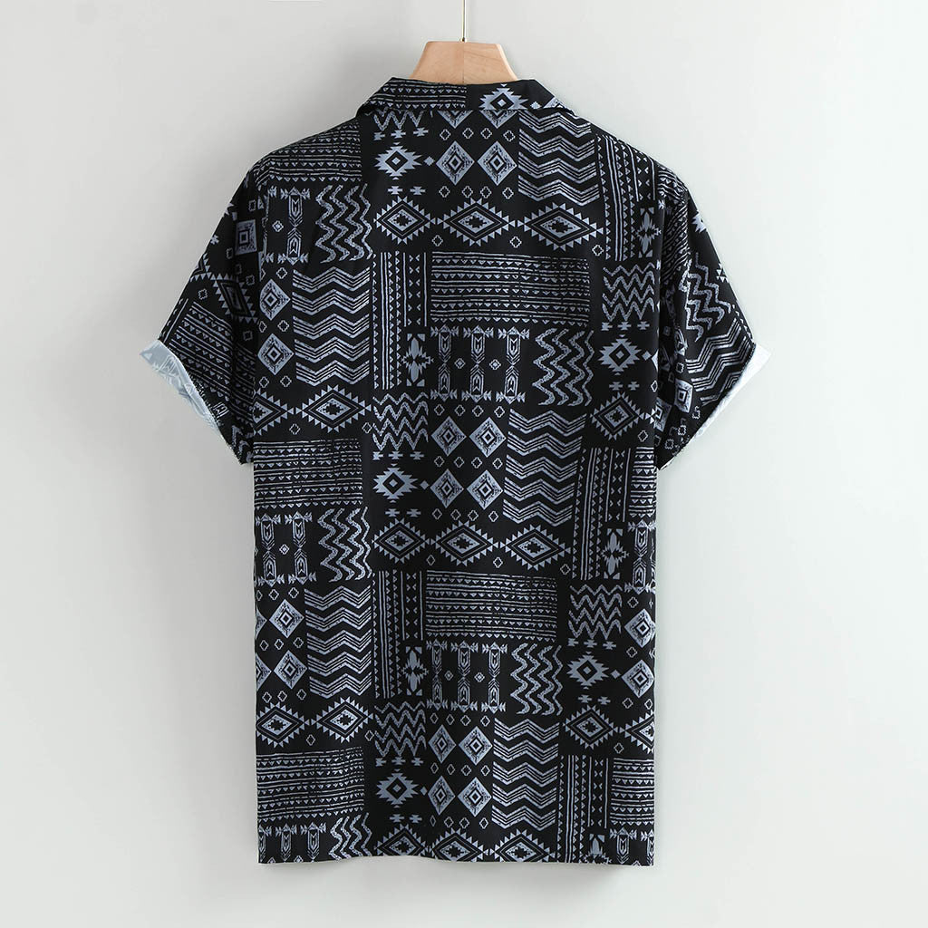 Hawaiian Men's Shirt Printed Casual Shirt Men Summer Loose
