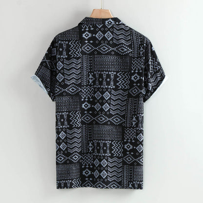 Hawaiian Men's Shirt Printed Casual Shirt Men Summer Loose