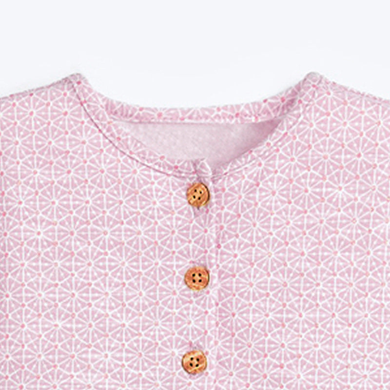 Children's Short-sleeved Children's T-shirt Cotton Round Neck Girl's T-shirt