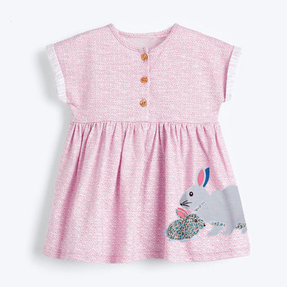 Children's Short-sleeved Children's T-shirt Cotton Round Neck Girl's T-shirt