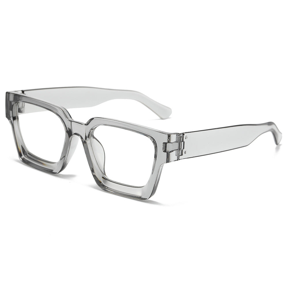 Classic Thick Square Frame Sunglasses Men's Driving UV Protection
