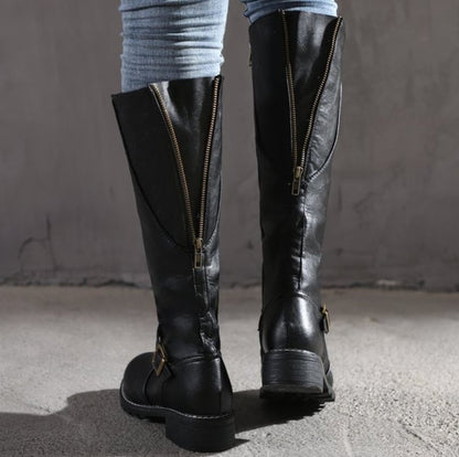European and American women's knight boots