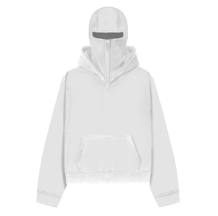 American Personality Street Sweater Fashion Fashion Brand Round Neck Double Hood Cardigan Coat