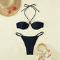 Split Swimsuit Bikini Steel Panther Pattern Swimsuit