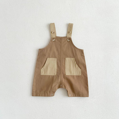 Summer Baby Cotton Strap Pants