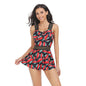 Women's Swimsuit Tulle Skirt Split Swimsuit