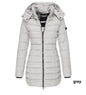 Mid-length Slim-fit Quilted Jacket