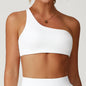 Irregular Spaghetti-strap Quick-drying Beauty Back Underwear Oblique One Shoulder Sports Bra