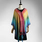 Color Jacquard Talma Long Ladies Tassel Feather