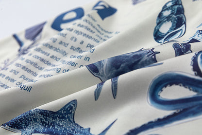 Fashion Underwater World Printed Shirt Men