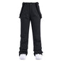Men's Windproof Waterproof Detachable Elastic Waist Thick Thermal Cotton Pants