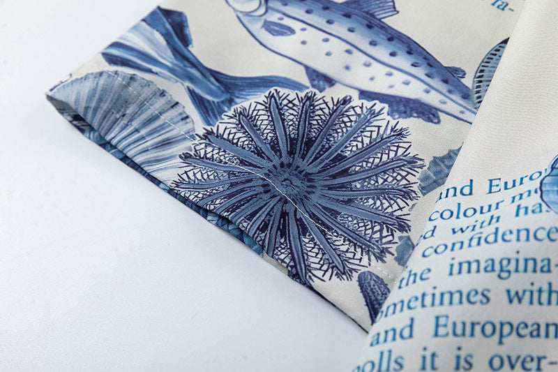 Fashion Underwater World Printed Shirt Men