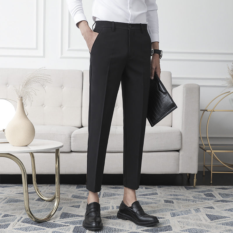 Men's Solid Color Loose Casual Pants