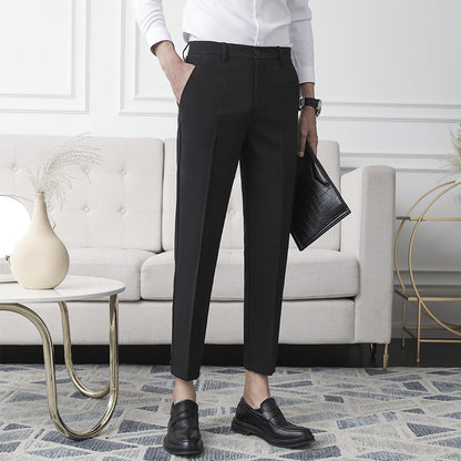 Men's Solid Color Loose Casual Pants