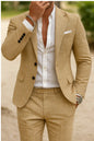 A Single Row Of Two Buckle Large Pocket Suit Jackets