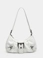 Women's Vintage Vintage Two-tone Leather Shoulder Bag