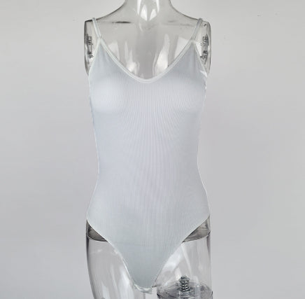 New Solid Color One-piece Swimsuit Bikini Swimsuit