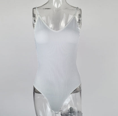 New Solid Color One-piece Swimsuit Bikini Swimsuit