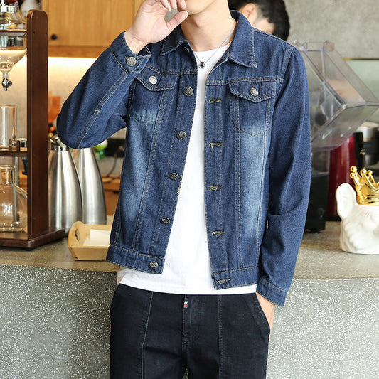Trendy Youth Denim Jacket For Men