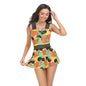 Women's Swimsuit Tulle Skirt Split Swimsuit