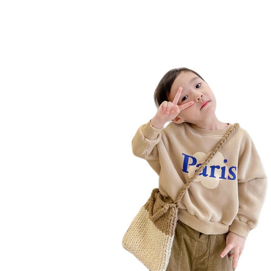 Warm Fleece Loose Coat Bottoming Shirt
