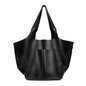 Women's Fashionable Simple Soft Leather Large Capacity Handbag