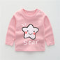 Girls' long-sleeved T-shirt bottoming shirt