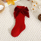 Children's Christmas New Year Lint Bowknot Baby's Socks