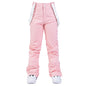 Men's Windproof Waterproof Detachable Elastic Waist Thick Thermal Cotton Pants
