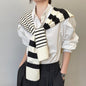 Women's Outer Wear High-grade Matching Shirt Knitted Scarf