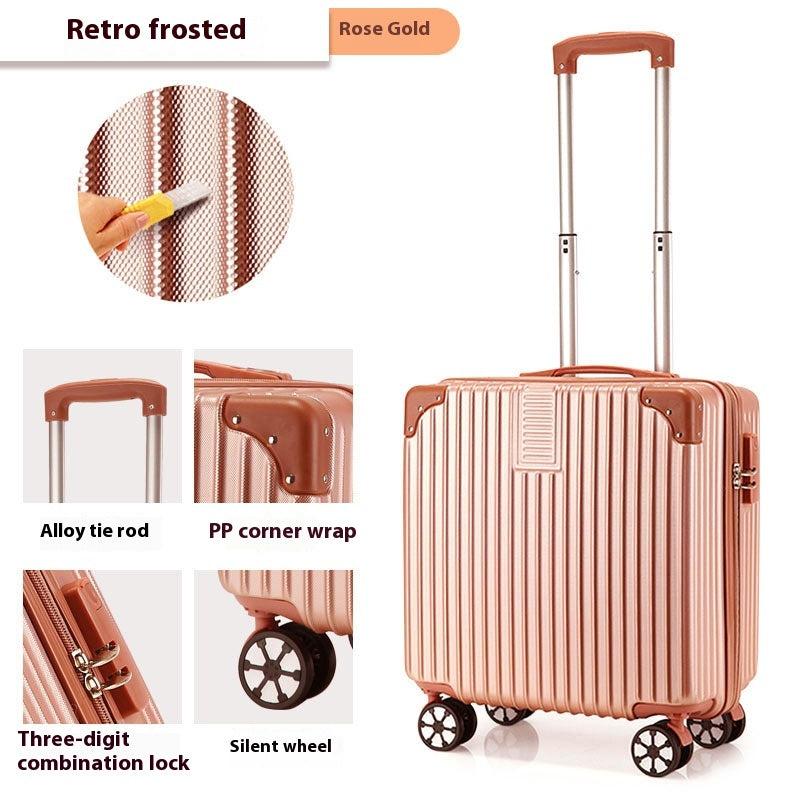 18-inch Trolley Case Printed Pattern Luggage Small Children Suitcase Boarding Bag Suitcase