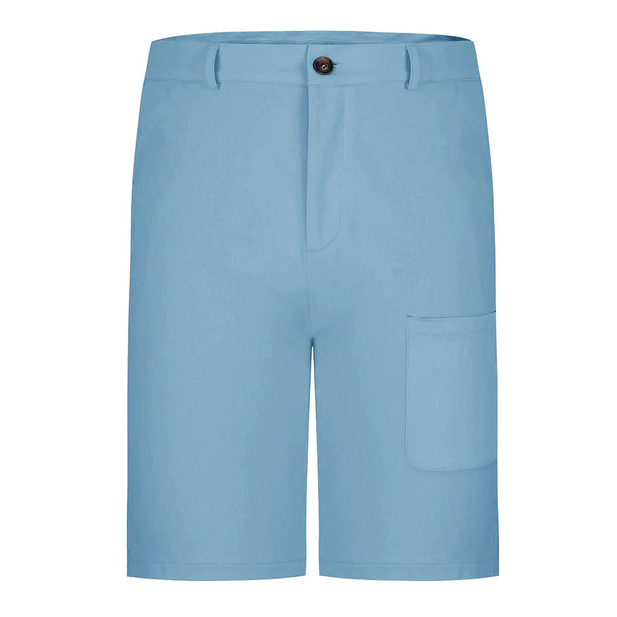 Stylish Men's Casual Shorts With Functional Pockets And Classic Design
