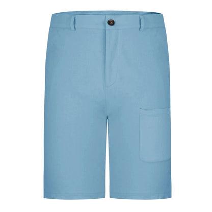 Stylish Men's Casual Shorts With Functional Pockets And Classic Design