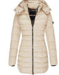 Mid-length Slim-fit Quilted Jacket