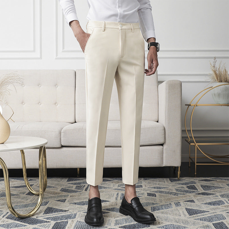 Men's Solid Color Loose Casual Pants