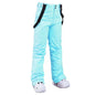 Men's Windproof Waterproof Detachable Elastic Waist Thick Thermal Cotton Pants