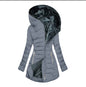 Hooded long-sleeved warm and velvet cotton jacket