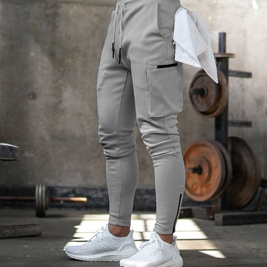 Men's Casual Fitness New Style Zipper Sports Trousers