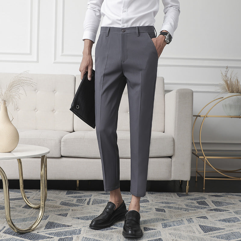 Men's Solid Color Loose Casual Pants