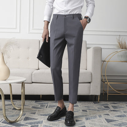 Men's Solid Color Loose Casual Pants
