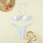 Split Swimsuit Bikini Steel Panther Pattern Swimsuit